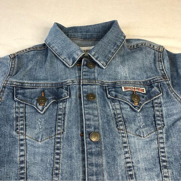 HUDSON DENIM TRUCKER JACKET - Picture 2 of 8